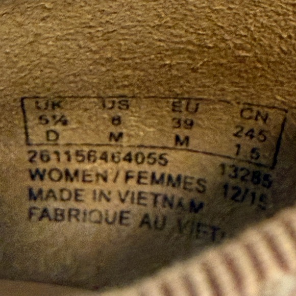 Clark’s Artisan Tan Leather Bow Round Toe Block High Heels Women’s 8 - Picture 10 of 10